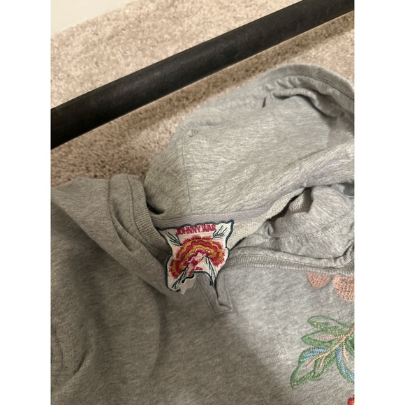 Johnny Was French Terry Freyde set Hoodie SZ L And Pants Joggers SZ M Gray - Picture 7 of 9